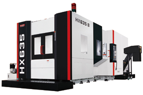 百德卧式加工中心机